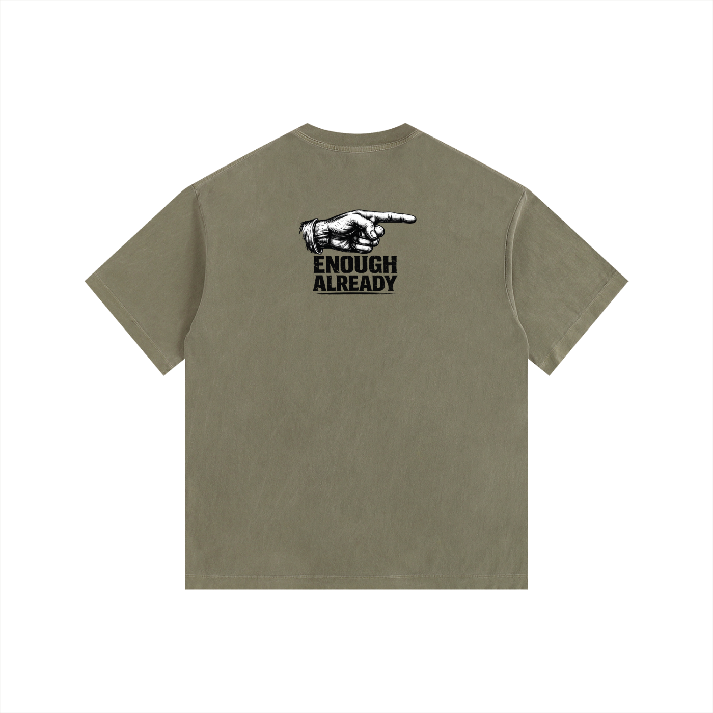 Vintage Washed Oversized Cotton T-Shirt