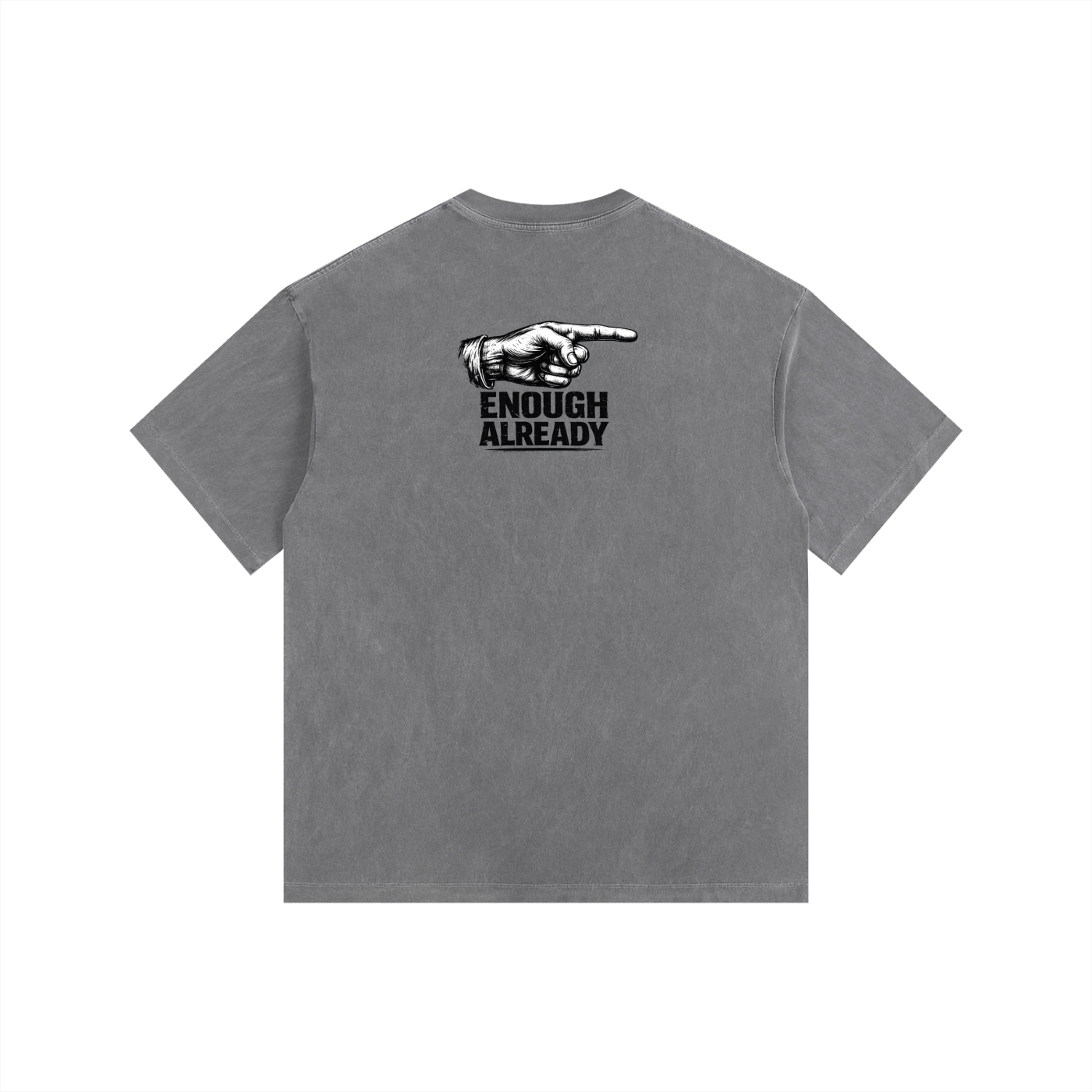 Vintage Washed Oversized Cotton T-Shirt