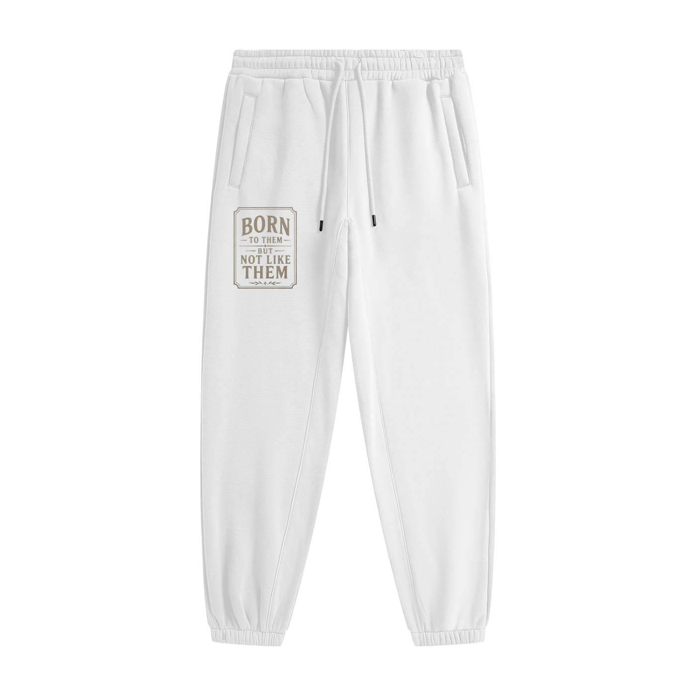 Unisex Heavyweight Fleece Joggers "Feet fail me not"