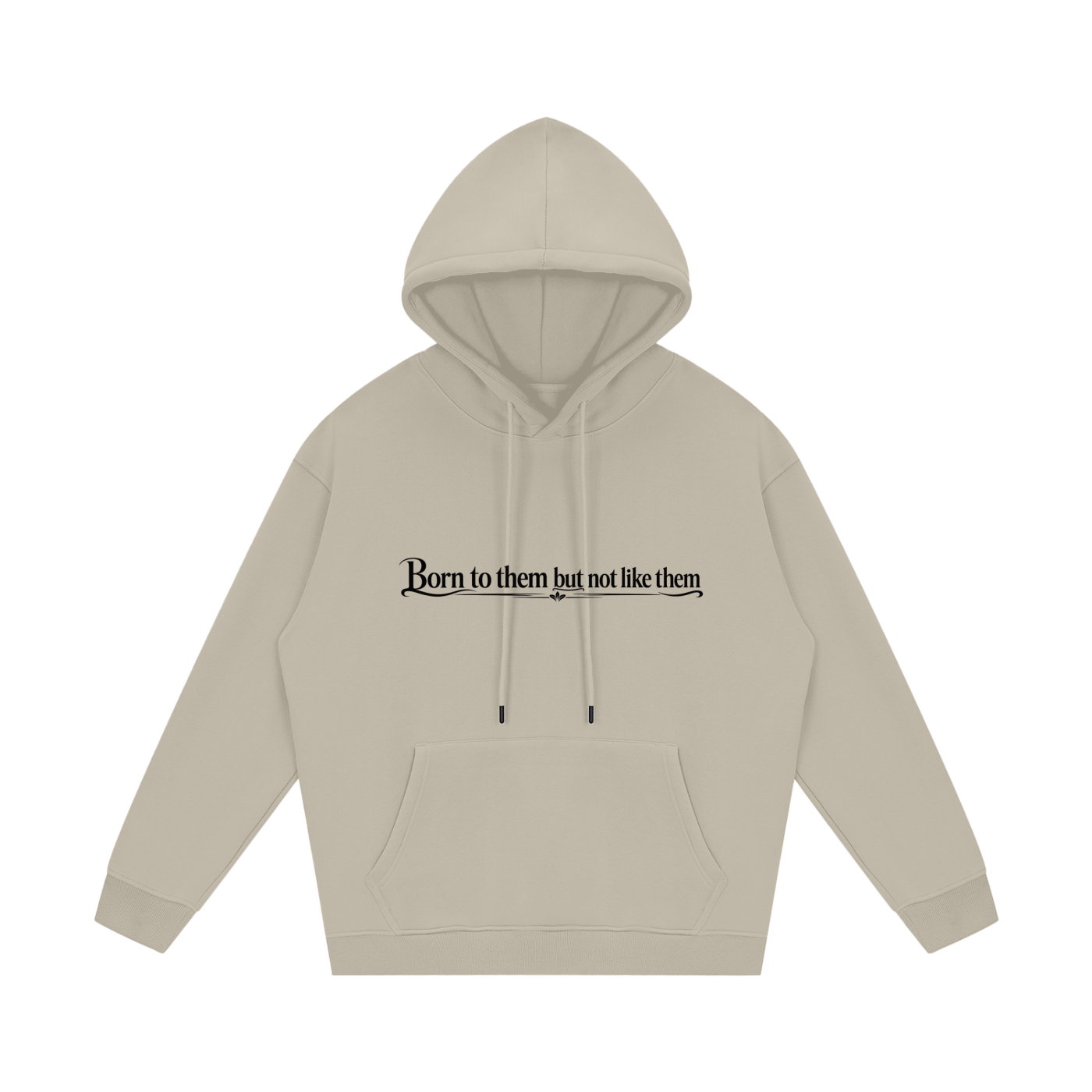 Streetwear Unisex Fleece Hoodie "You don't know me"