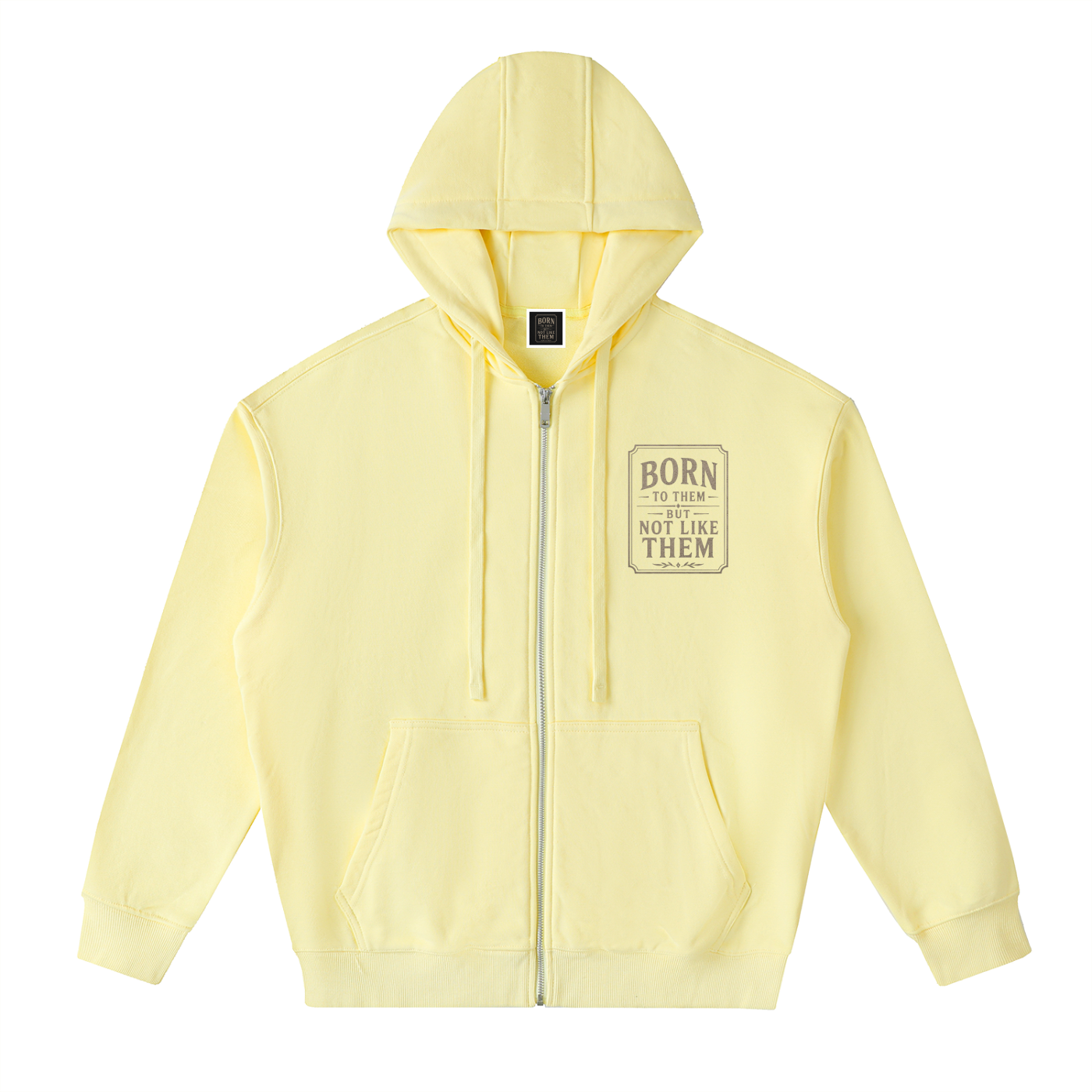 Zip Up Hoodie Say it loudly