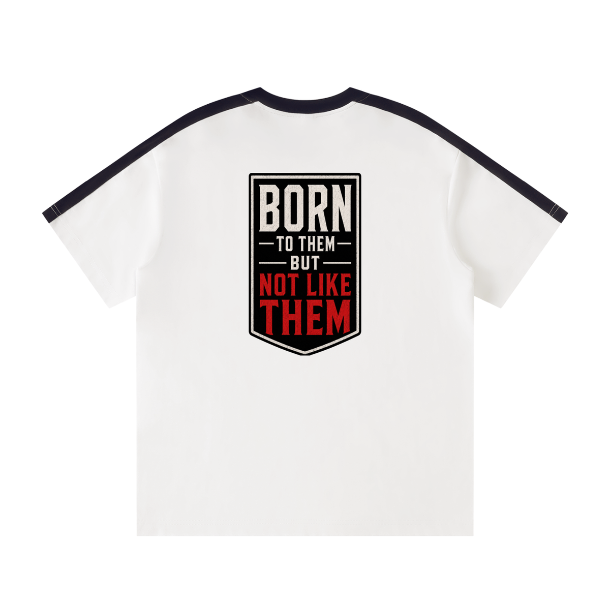 Unisex Colorblock Striped T-Shirt