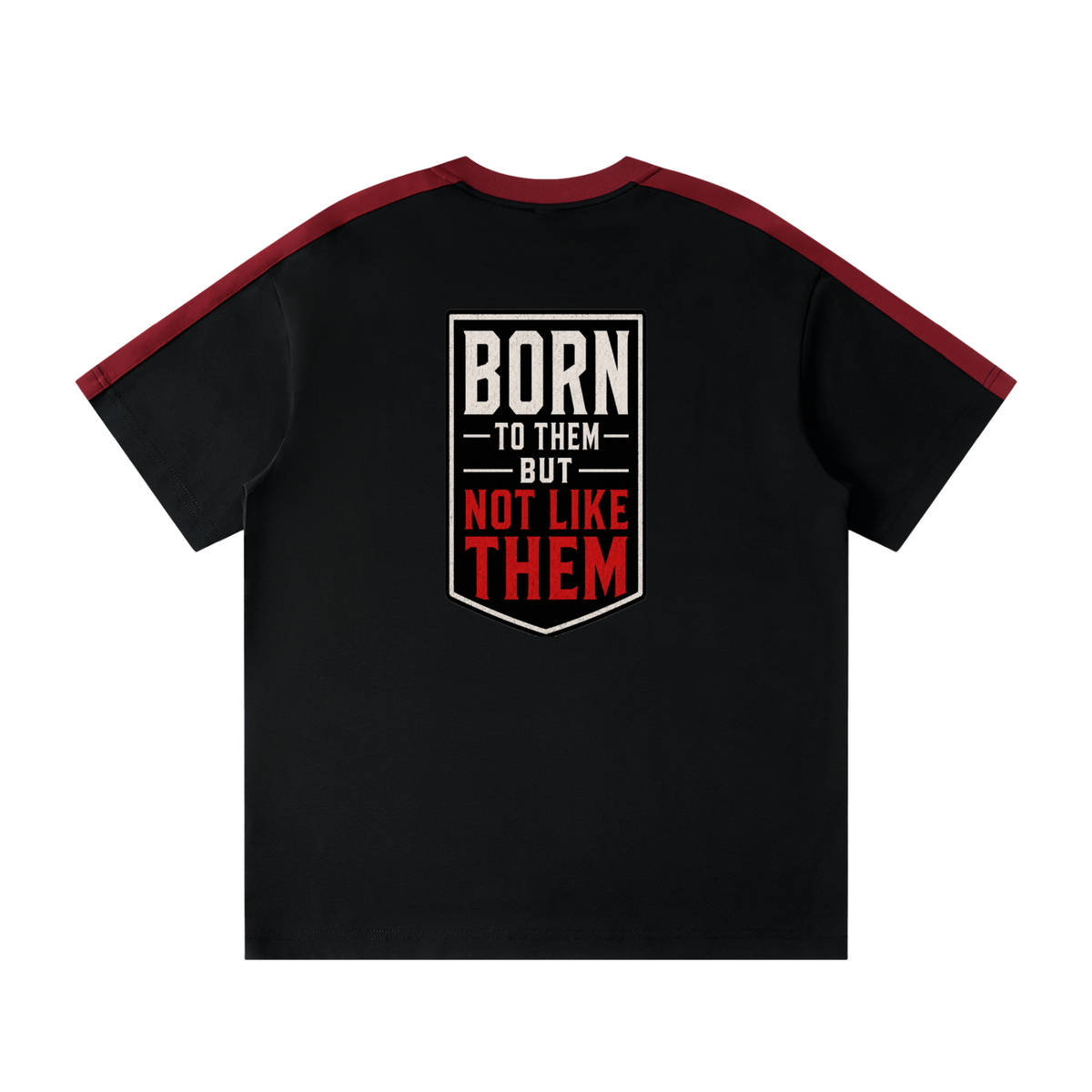 Unisex Colorblock Striped T-Shirt