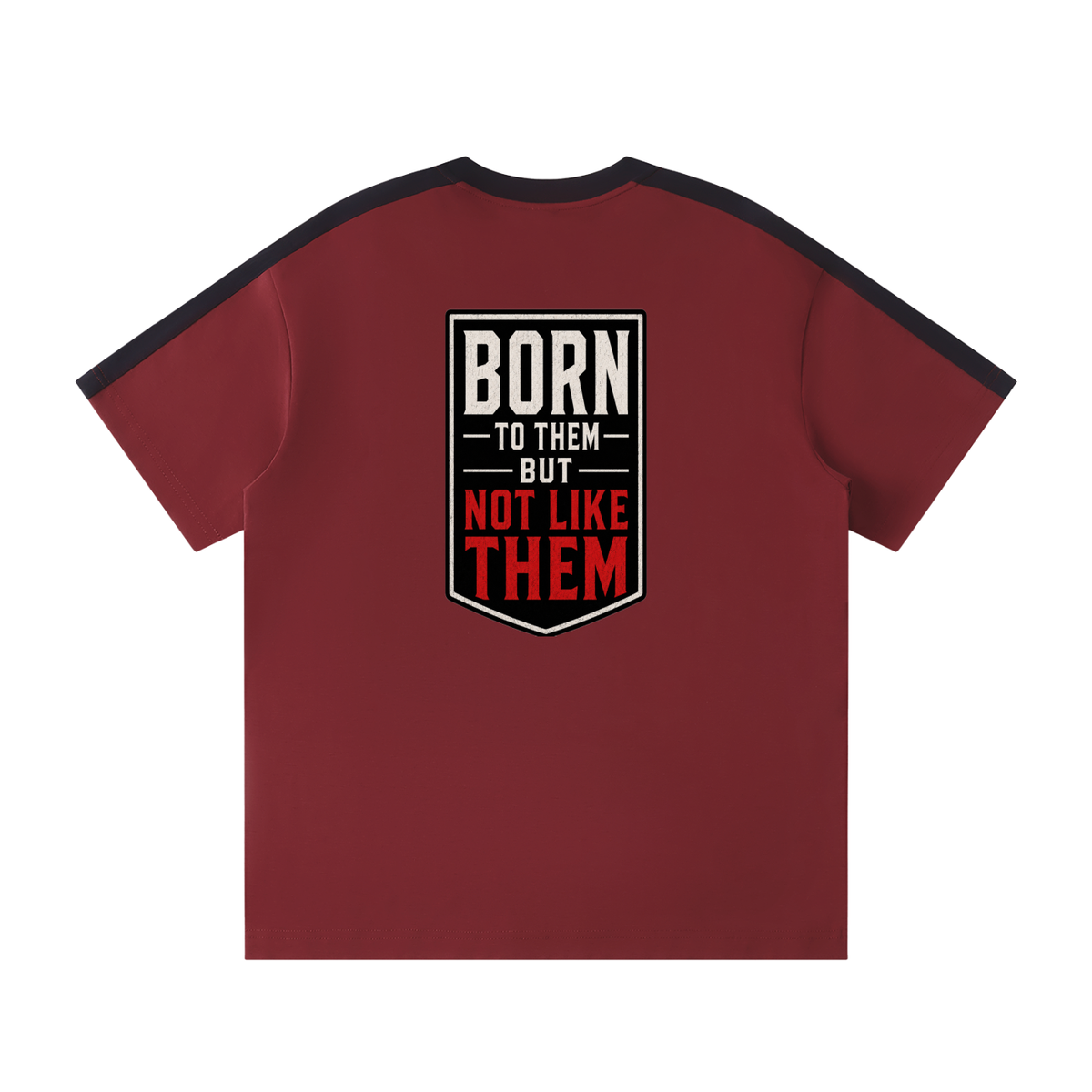 Unisex Colorblock Striped T-Shirt