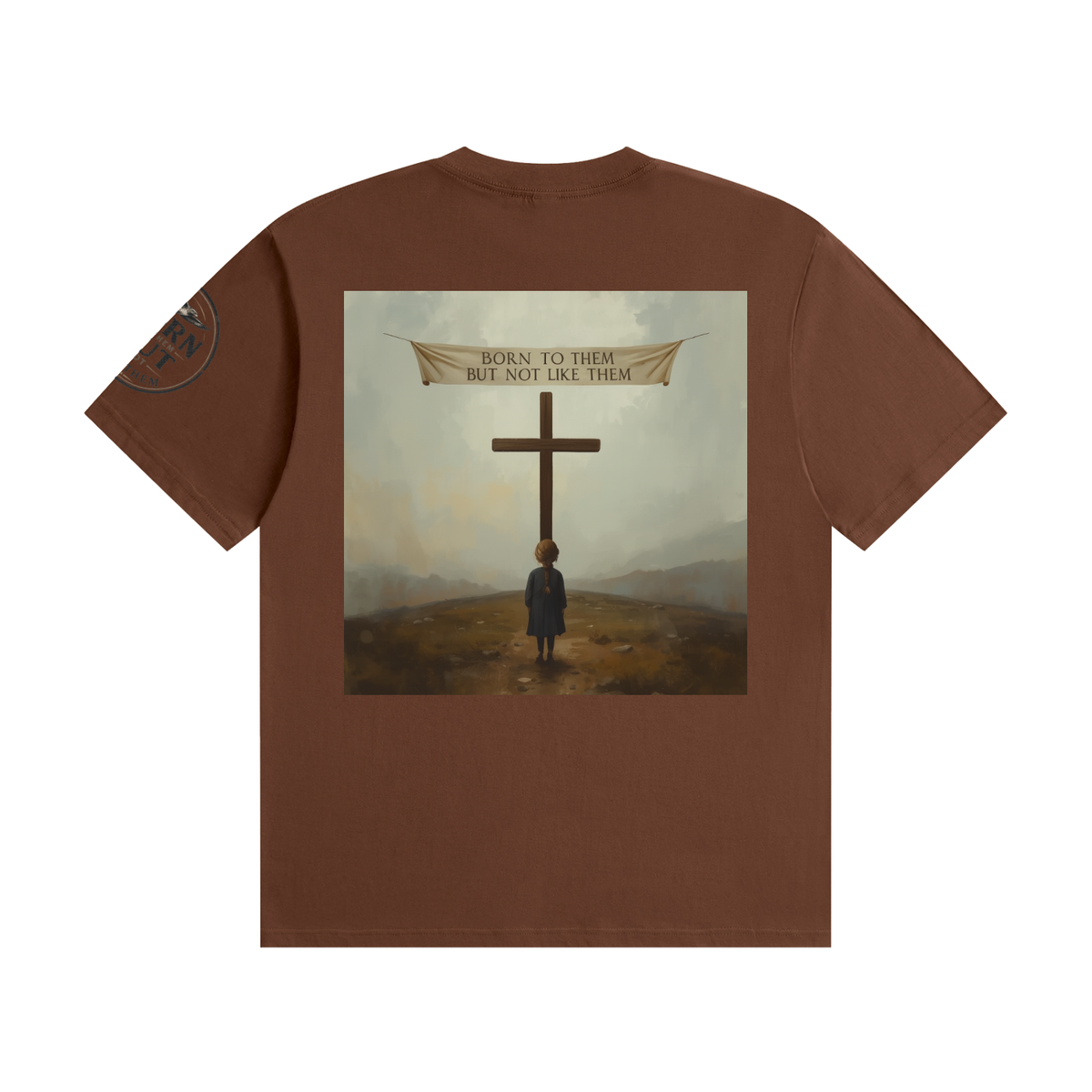 Unisex Seamless Cotton T-Shirt "cross my heart"