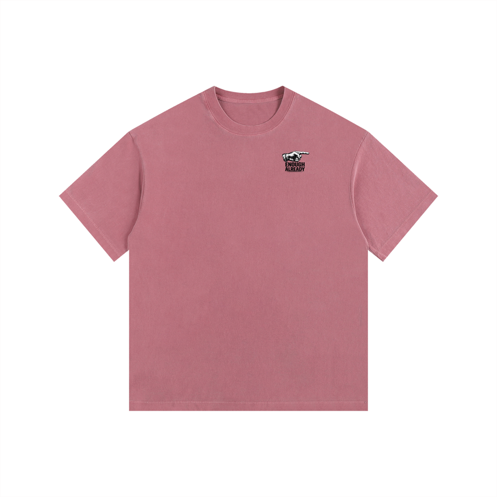 Vintage Washed Oversized Cotton T-Shirt