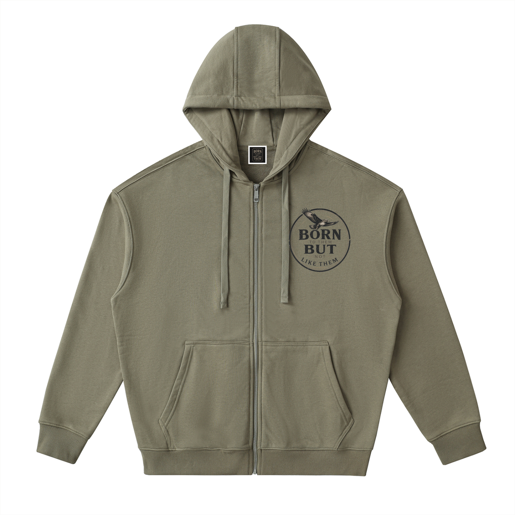 Zip Up Hoodie "The Hawk"