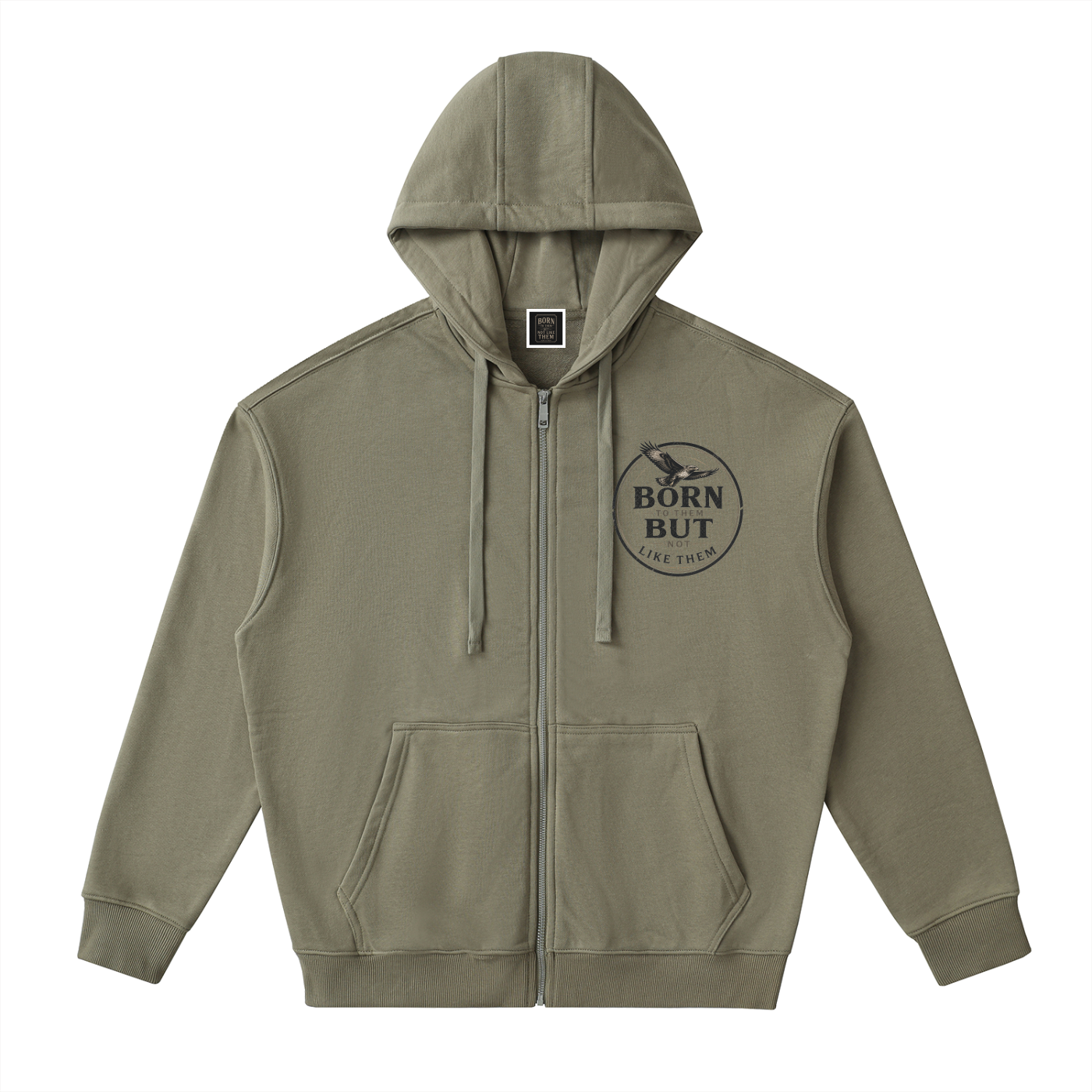 Zip Up Hoodie "The Hawk"