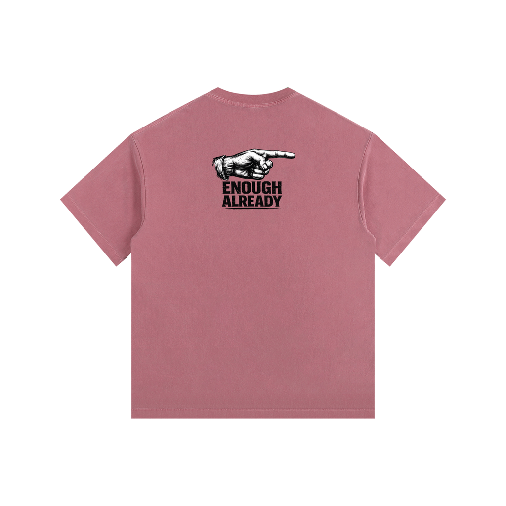 Vintage Washed Oversized Cotton T-Shirt
