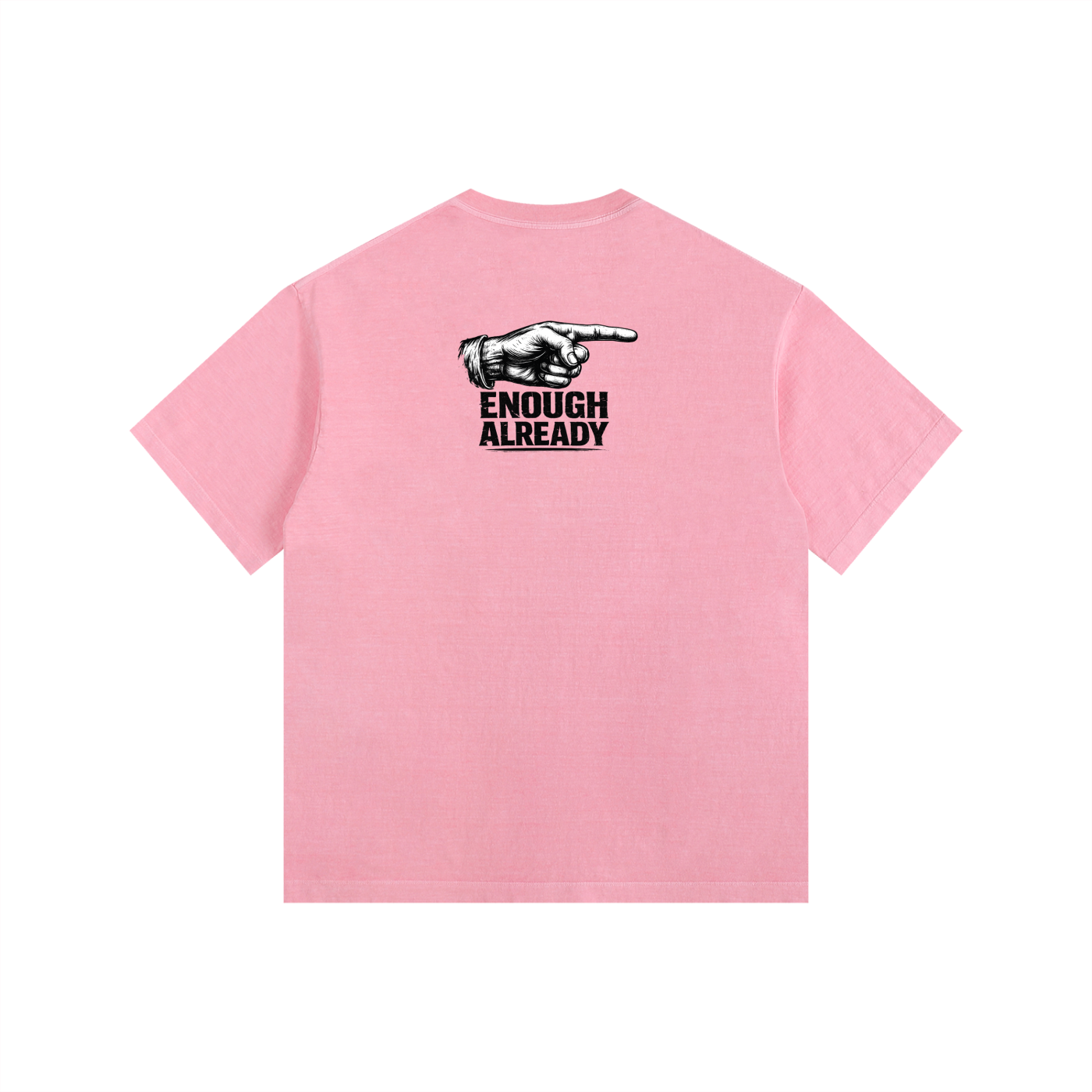Vintage Washed Oversized Cotton T-Shirt