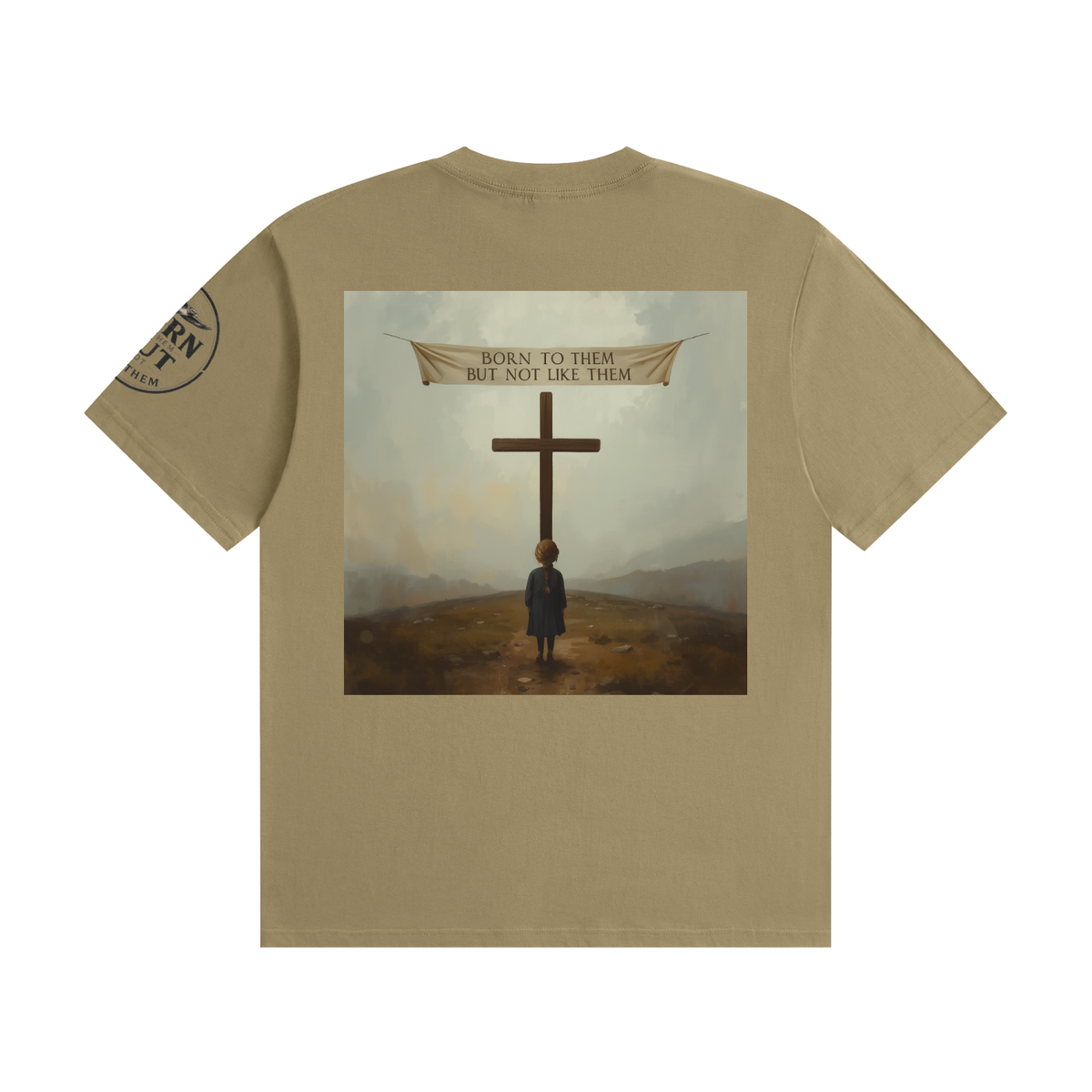 Unisex Seamless Cotton T-Shirt "cross my heart"