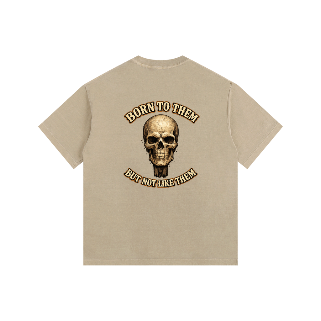 Vintage Washed Oversized Cotton T-Shirt