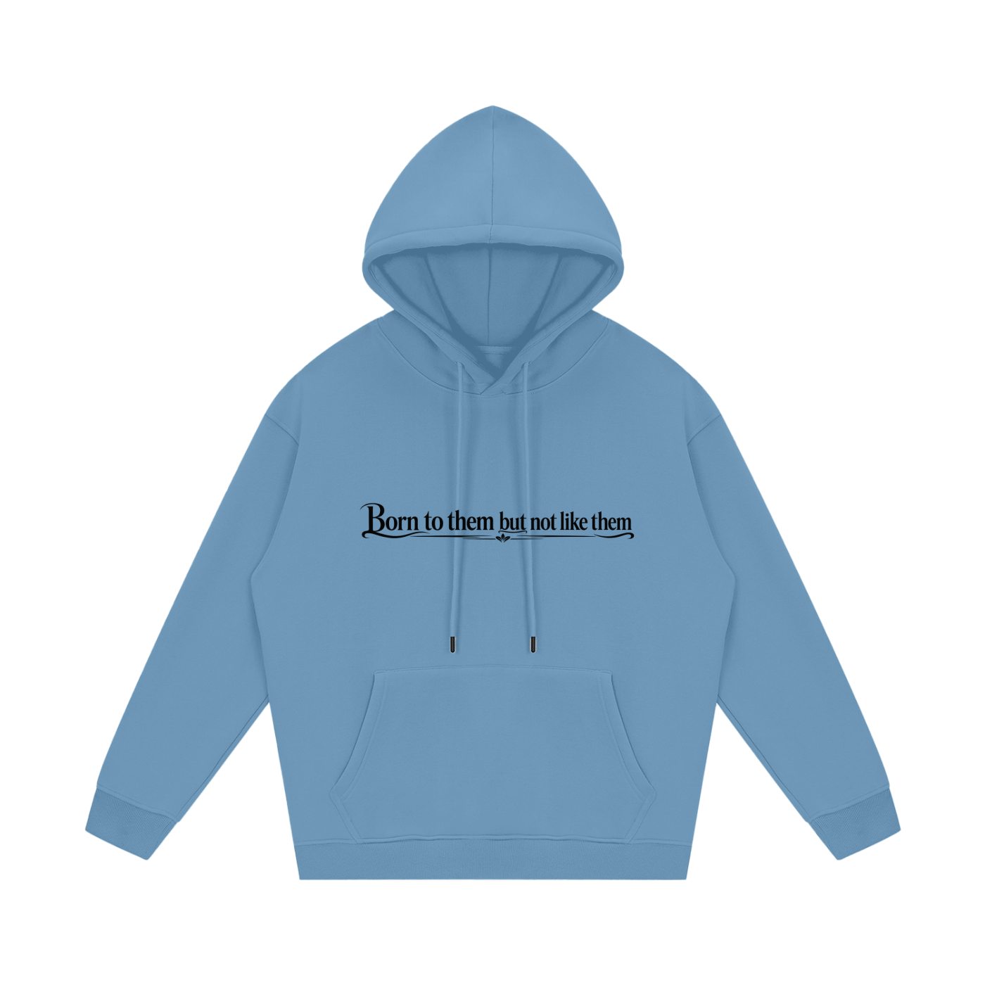 Streetwear Unisex Fleece Hoodie "You don't know me"