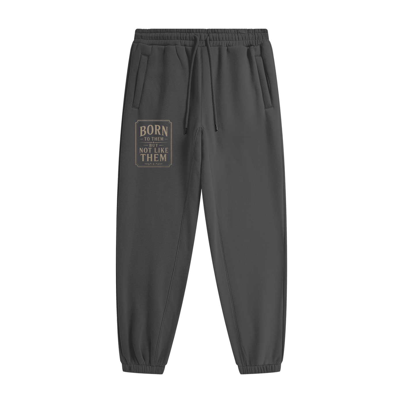 Unisex Heavyweight Fleece Joggers "Feet fail me not"