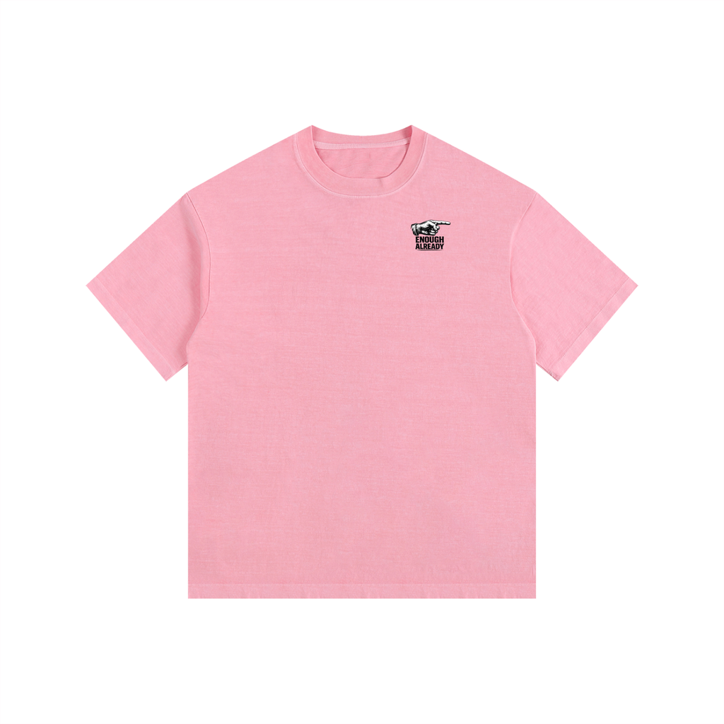 Vintage Washed Oversized Cotton T-Shirt
