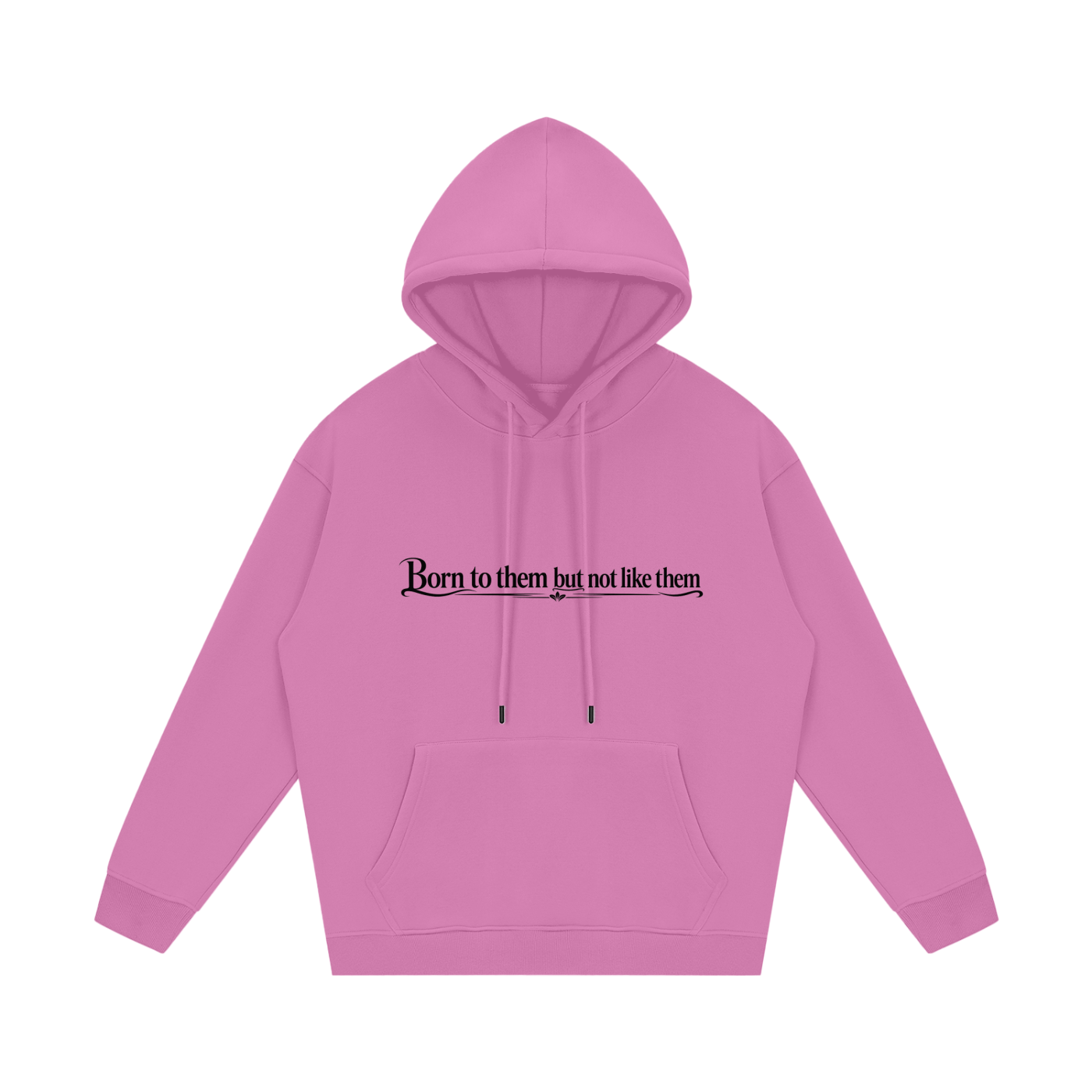 Streetwear Unisex Fleece Hoodie "You don't know me"