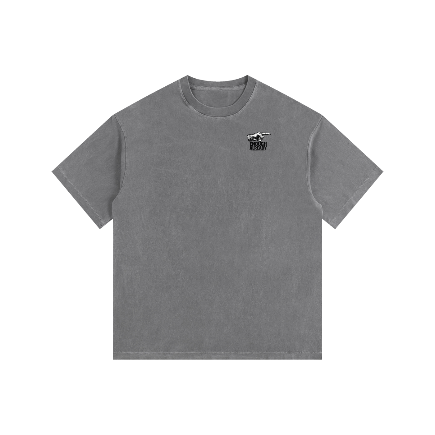 Vintage Washed Oversized Cotton T-Shirt