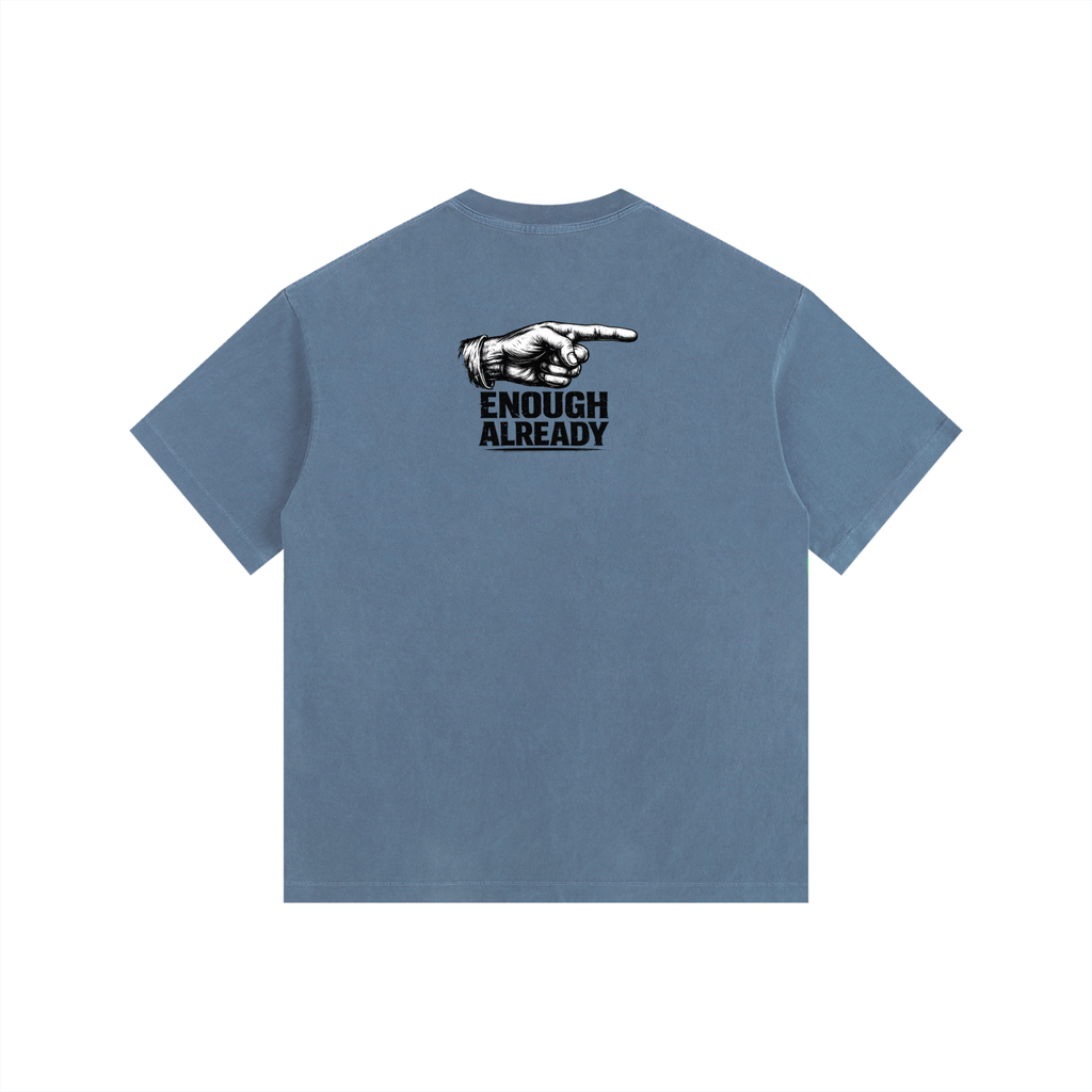 Vintage Washed Oversized Cotton T-Shirt