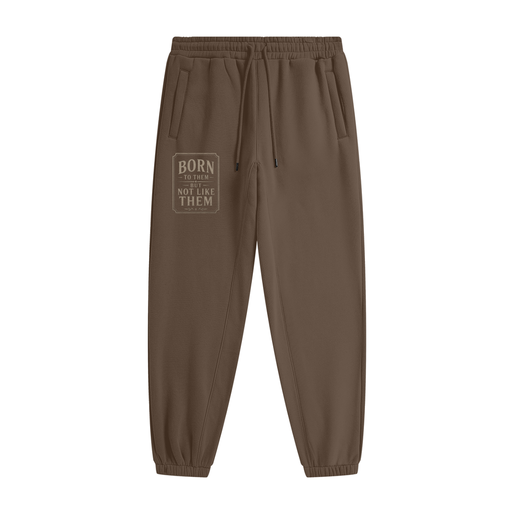 Unisex Heavyweight Fleece Joggers "Feet fail me not"