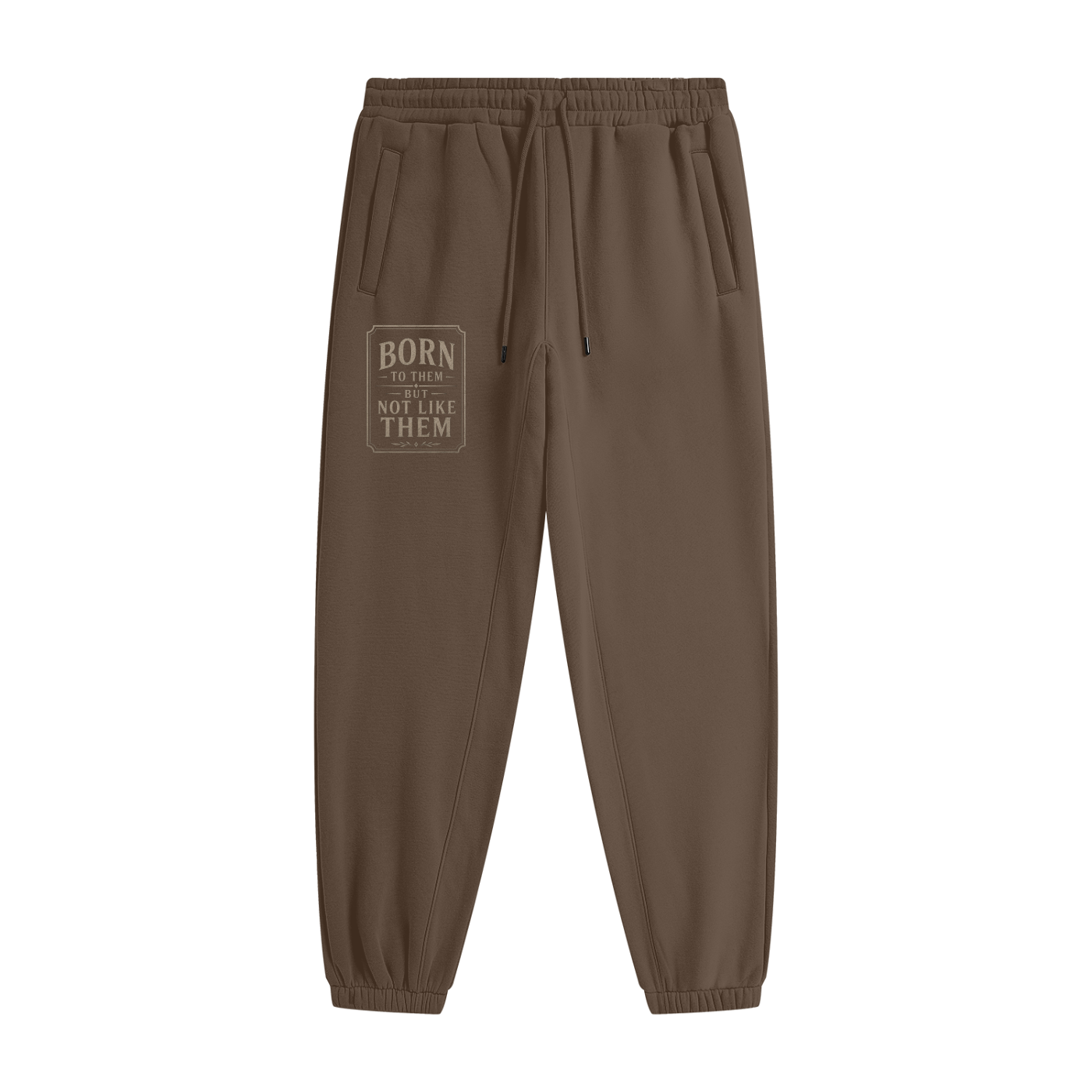 Unisex Heavyweight Fleece Joggers "Feet fail me not"