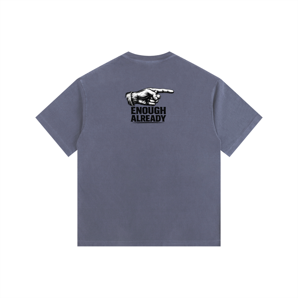 Vintage Washed Oversized Cotton T-Shirt