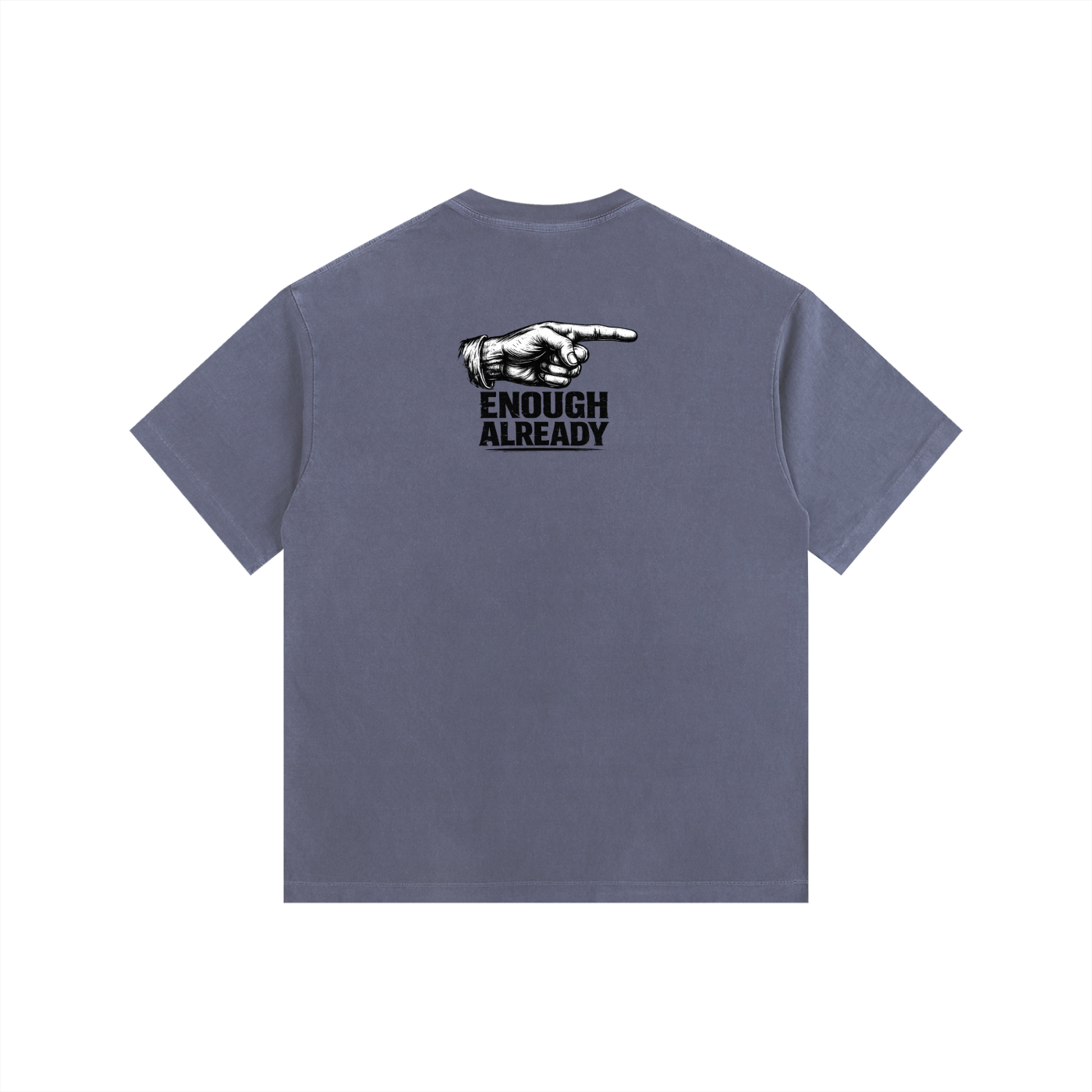 Vintage Washed Oversized Cotton T-Shirt