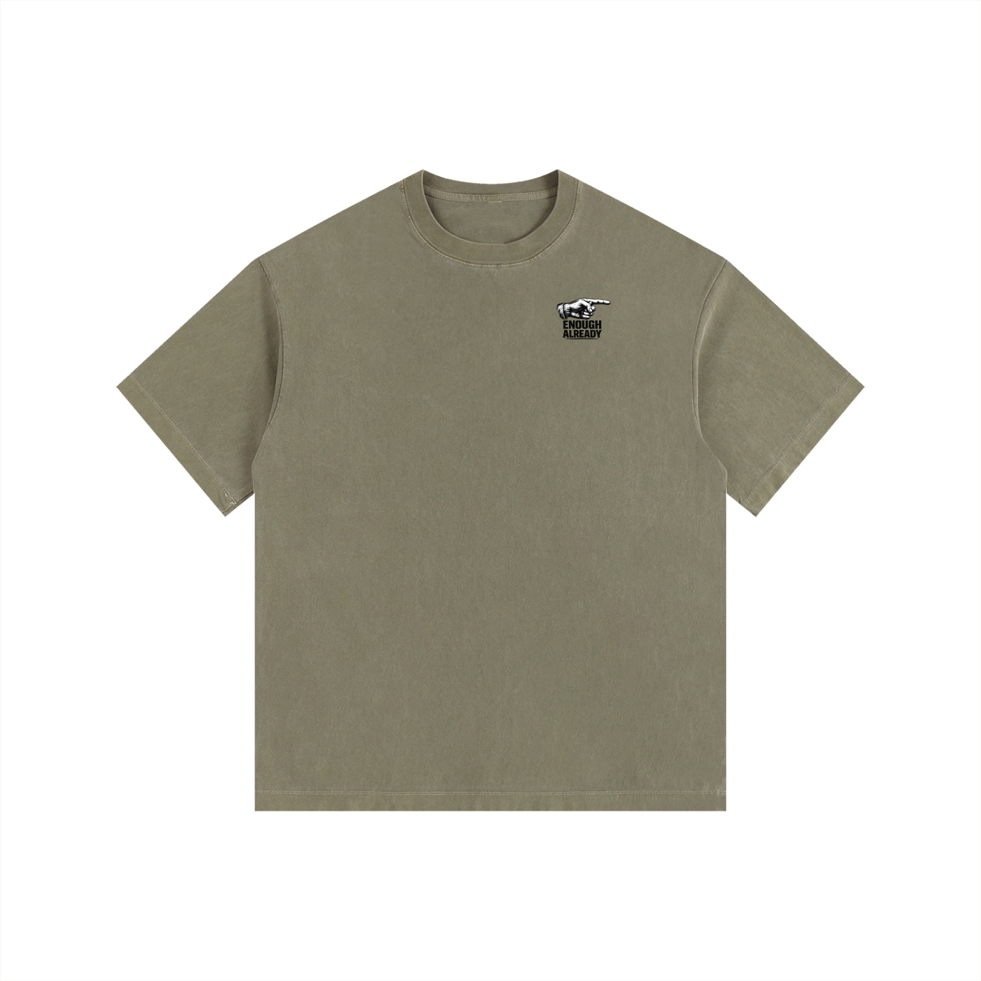 Vintage Washed Oversized Cotton T-Shirt