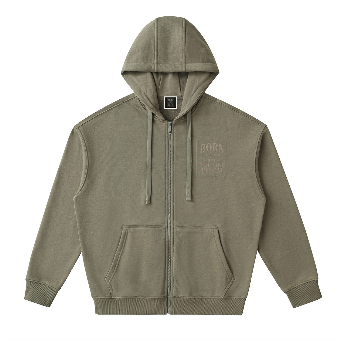 Zip Up Hoodie Say it loudly