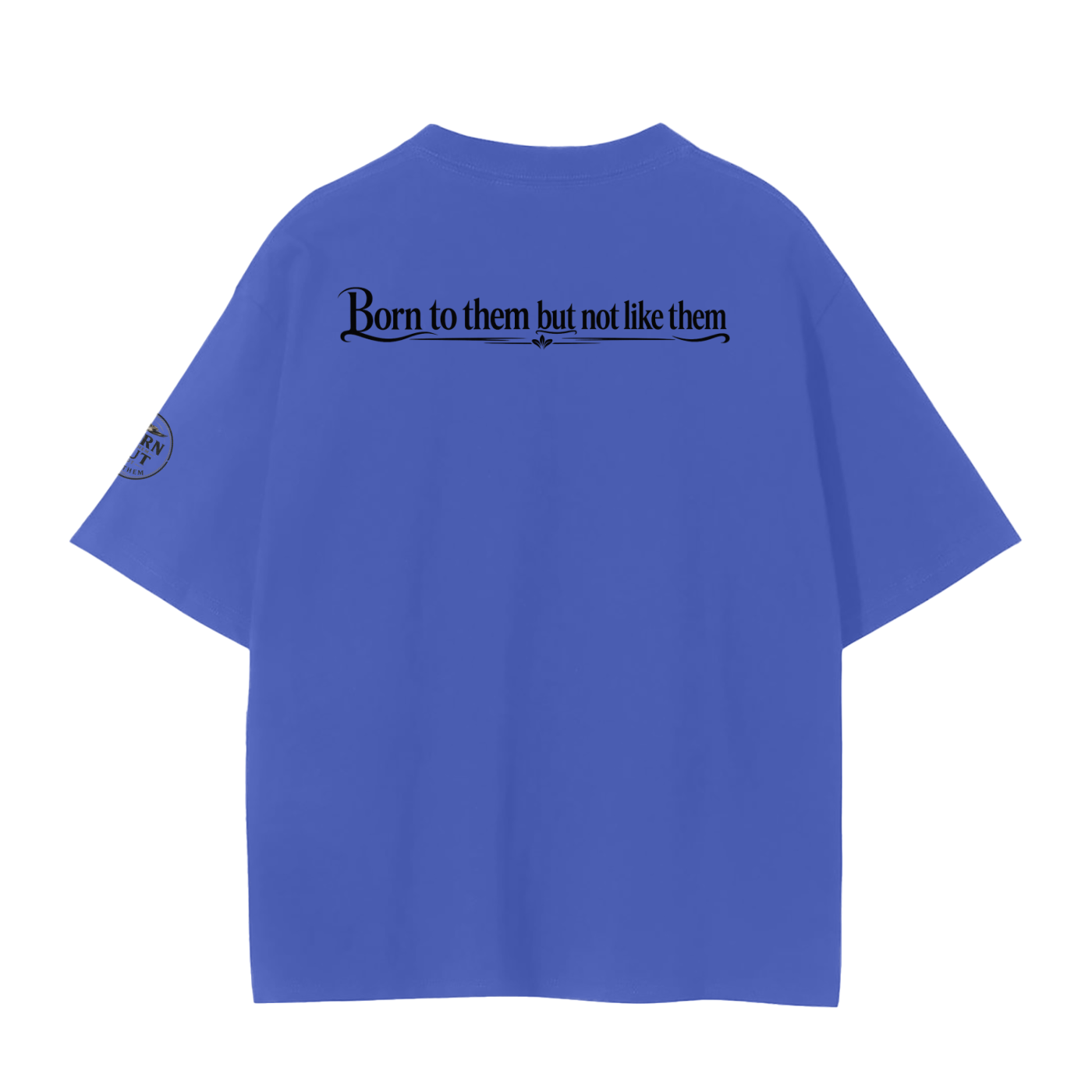 Unisex Seamless T-Shirt Rear and sleeve