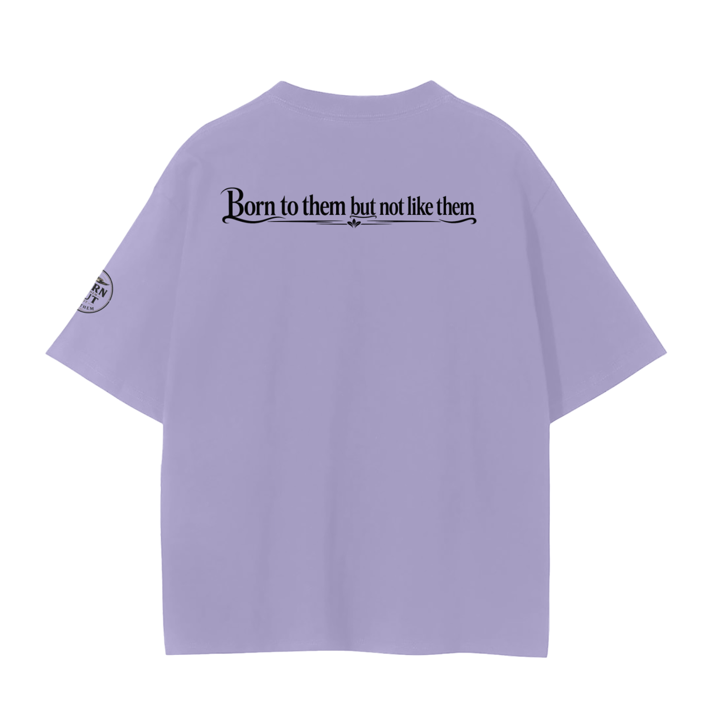 Unisex Seamless T-Shirt Rear and sleeve