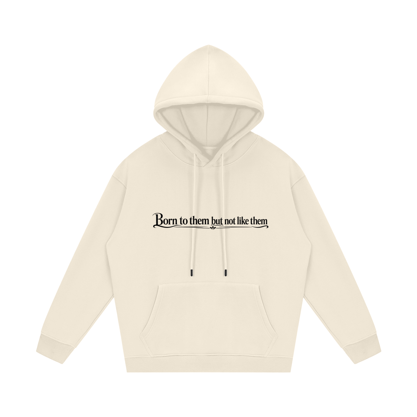 Streetwear Unisex Fleece Hoodie "You don't know me"