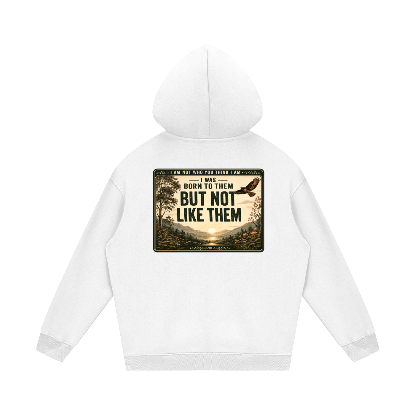 Streetwear Unisex Fleece Hoodie "You don't know me"