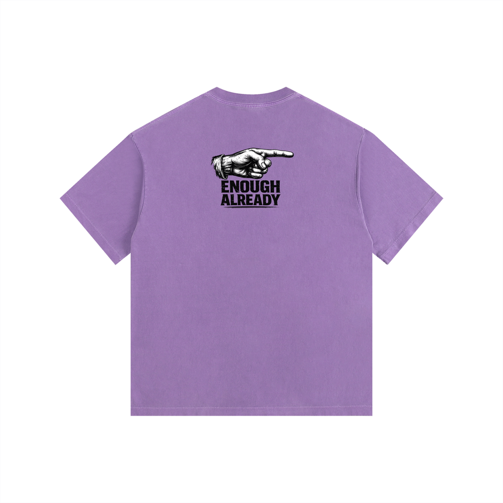Vintage Washed Oversized Cotton T-Shirt
