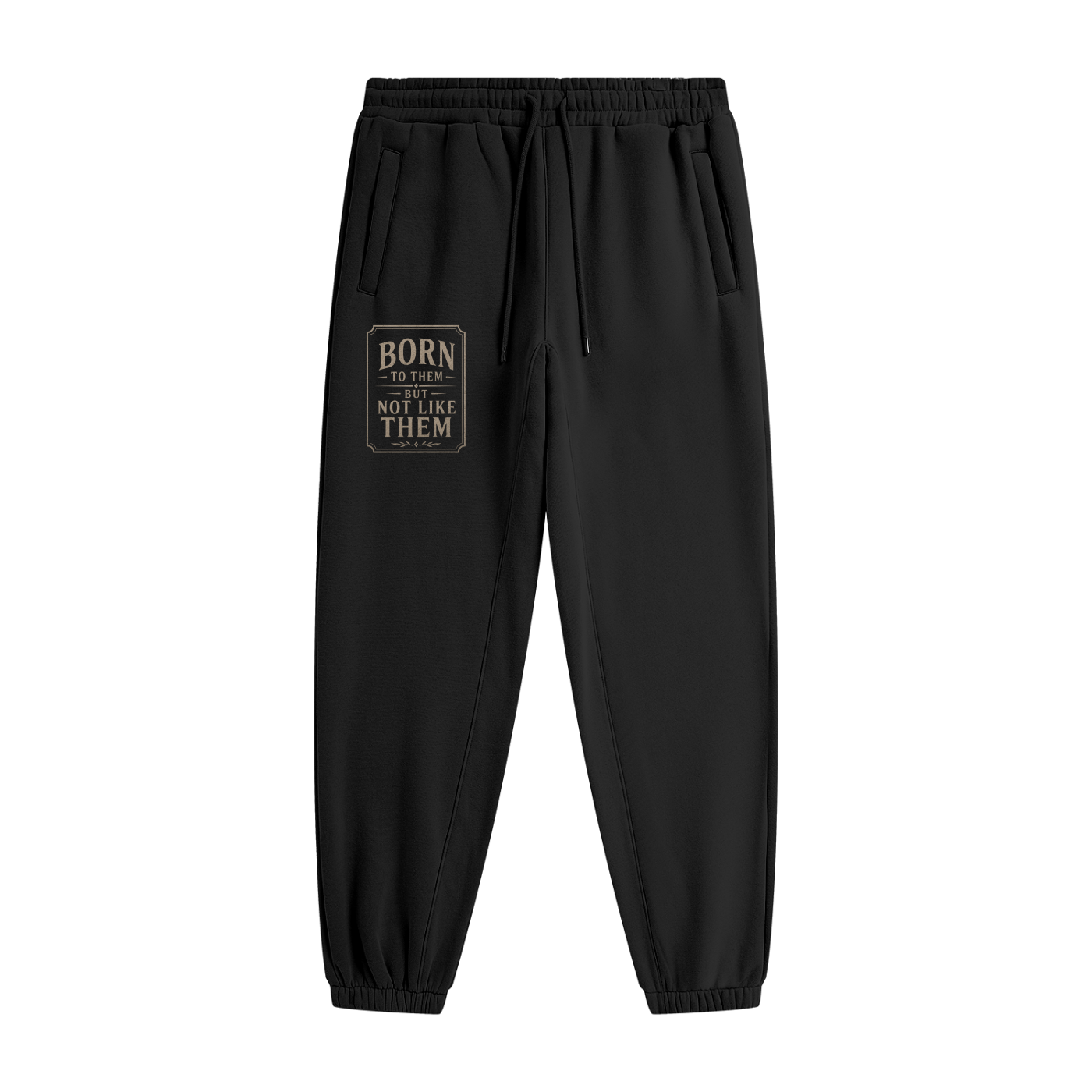 Unisex Heavyweight Fleece Joggers "Feet fail me not"