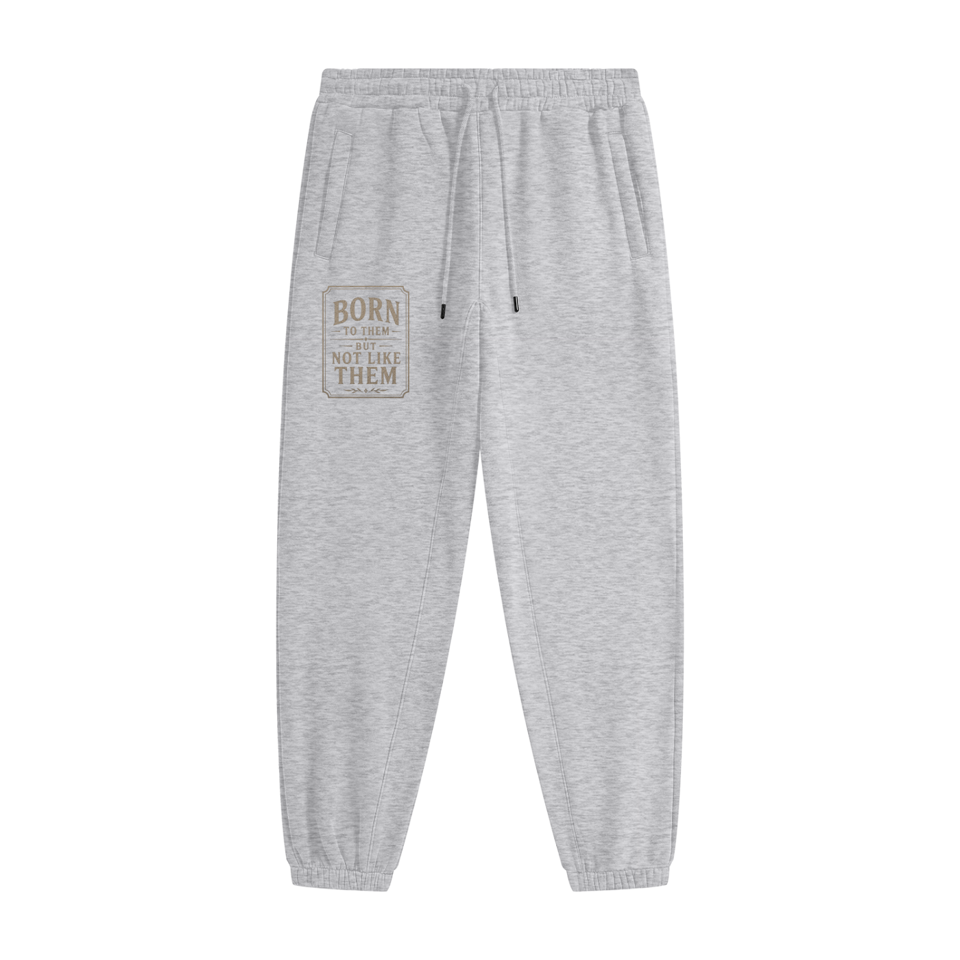 Unisex Heavyweight Fleece Joggers "Feet fail me not"