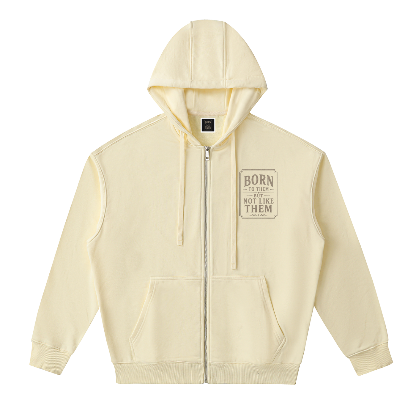 Zip Up Hoodie Say it loudly