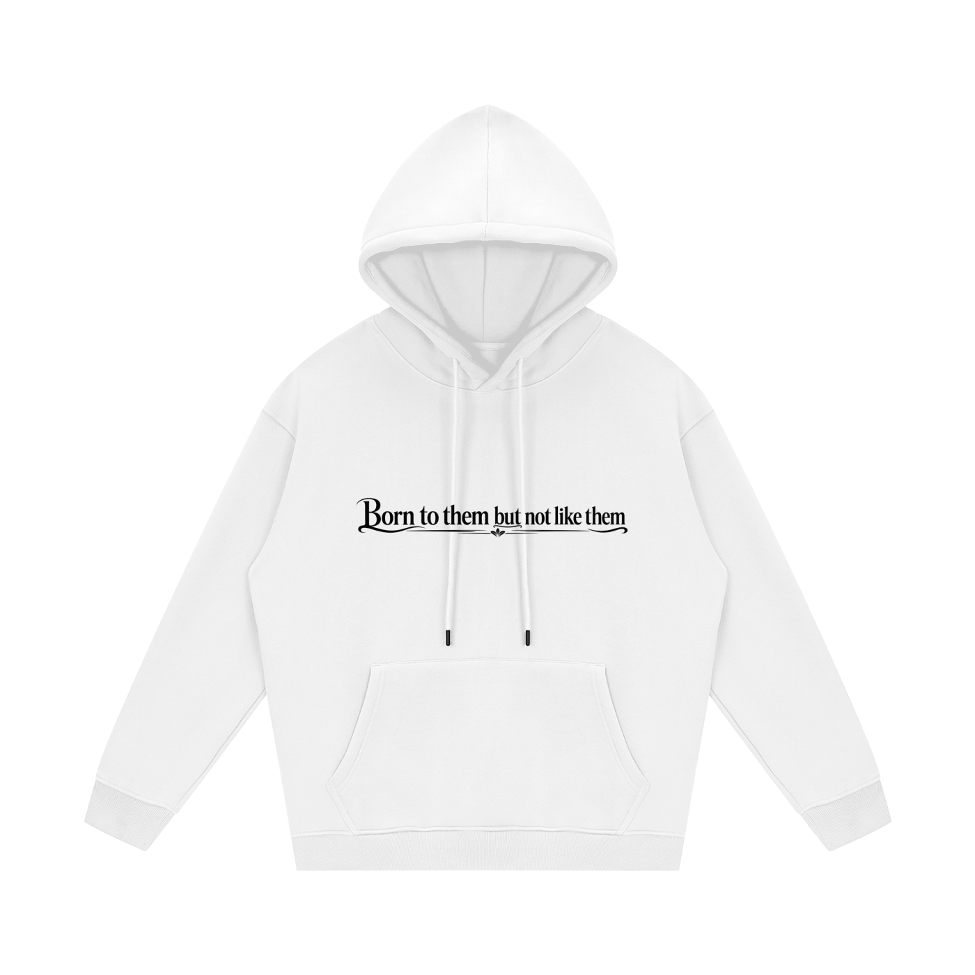 Streetwear Unisex Fleece Hoodie "You don't know me"