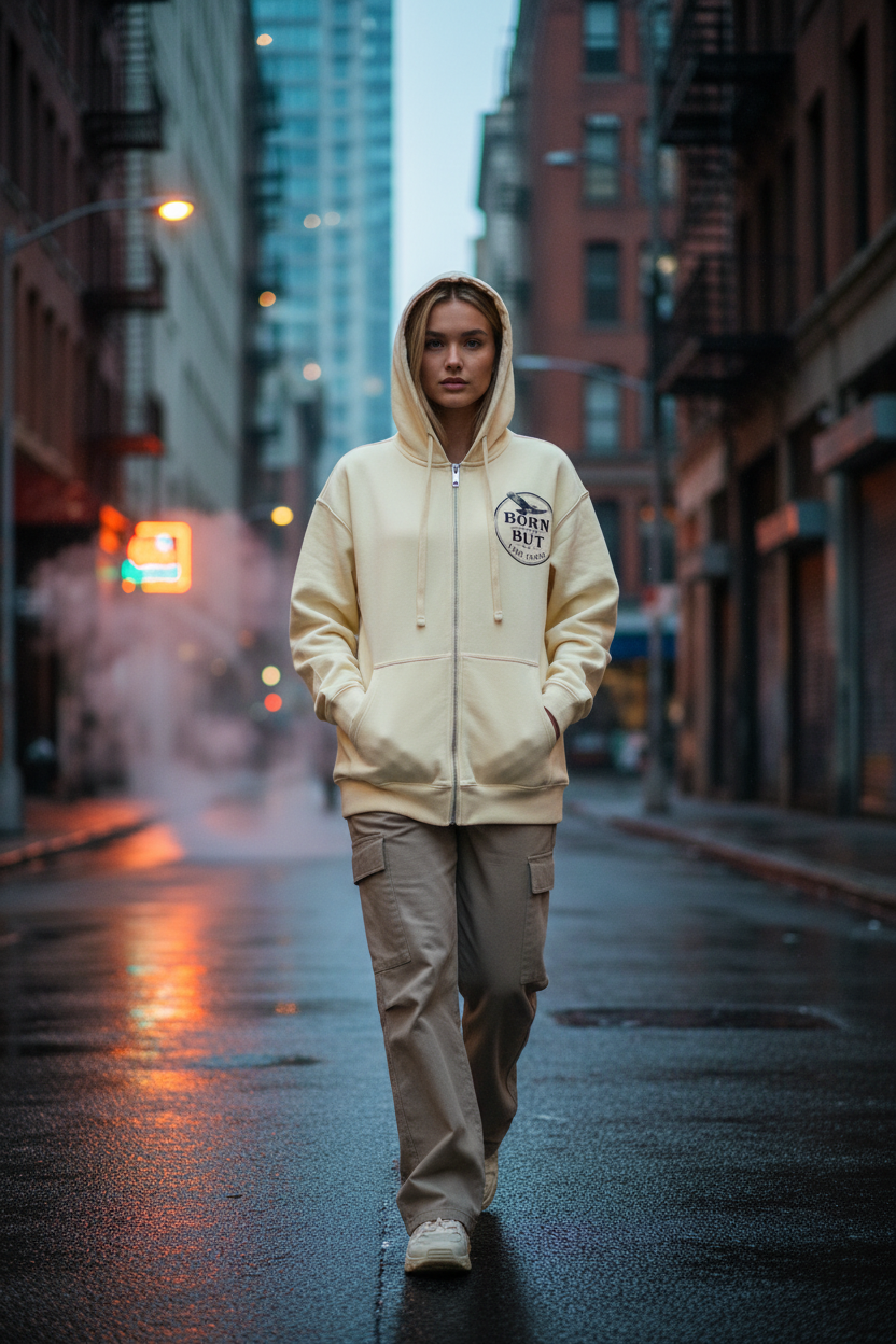Hawk Hoodie Cinematic Shot